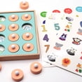 thumbnail image 4 of figatia Wooden Memory Chess Memory Training Game Early Educational Kids Toys Gifts Chess, 4 of 9