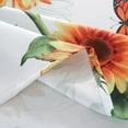 thumbnail image 5 of Sunflower Table Cloths 60 x 84 Inch Rectangle Summer Tablecloth, Water Proof Wipe Clean Dust-Proof White Polyester Fabric Table Cover for Fall Kitchen, Party, Picnic, Indoor, Outdoor, 5 of 5