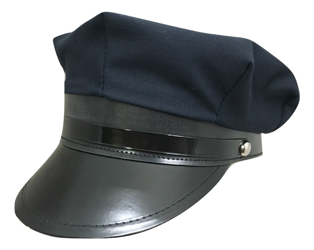 Jacobson Hat Company Chaffeur Chauffeur Hat Navy Blue Limo Driver