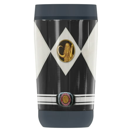 

Power Rangers Black Ranger Uniform GUARDIAN COLLECTION BY THERMOS Stainless Steel Travel Tumbler Vacuum insulated & Double Wall 12 oz.