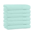 thumbnail image 1 of 100% Cotton 4-Pack Bath Towel Sets - Extra Plush & Absorbent Aqua Bath Towels - 56" x 28" (Aqua), 1 of 1