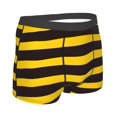 thumbnail image 3 of Haiem Bee Stripe Men's Boxer Briefs, Every Day Comfort Stretch Cotton Moisture-Wicking Underwear-Small, 3 of 9