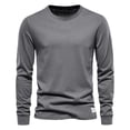 thumbnail image 1 of TOOYOU Men's T-Shirt Long Sleeve Compression Solid Color Winter Warm Underwear Tee Tops Sports Workout Shirts Mens Basic Tees Gray, 1 of 2