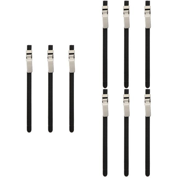 WEUVEB Sewing Invisible Hooks Black Metal Fasteners for Trousers Skirts Clothing Accessories 9 Pieces