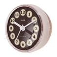 thumbnail image 1 of Reloj de pared para ducha compacto, antivaho, impermeable, pequeño, con ventosa Estilo E, 1 of 9
