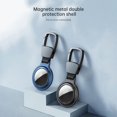 thumbnail image 3 of 2021 For AirTag Protective Sleeve  For Airtag Keychain Magnetic Metal -inclusive Anti-fall Protective Shell Black, 3 of 11