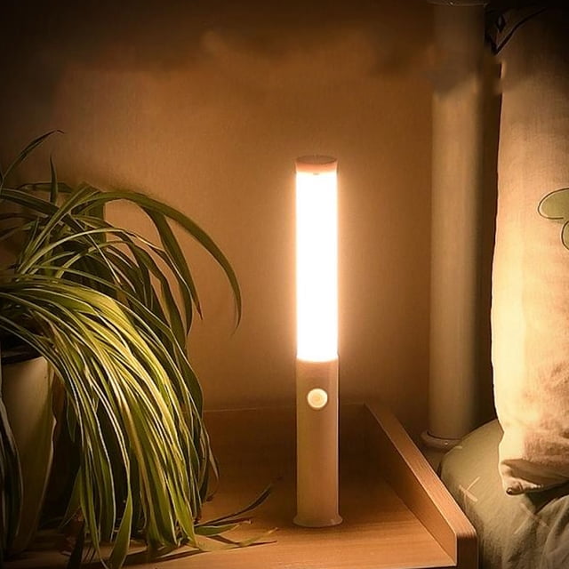 Luz De Lectura De Pared Magnética LED, Luz Nocturna Con Sensor De Movimiento, Portátil, Inteligente, Fácil De Instalar Para Dormitorio