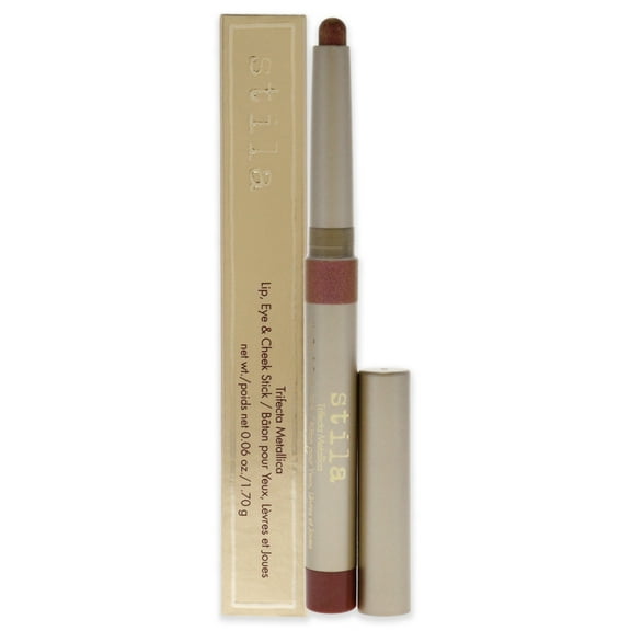 Stila Trifecta Metallica Lip, Eye & Cheek Stick - Rose Gold (Red Gold)