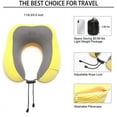 thumbnail image 5 of Memory Foam Neck Pillow with 360-Degree Head Support Lightweight Comfortable Travel Airplane Pillow with Storage Bag for Sleeping, Traveling,Car, Train, Bus and Home Use, 5 of 16