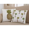 thumbnail image 5 of Saro Lifestyle Cotton Throw Pillow with Beaded Pineapple Design and Poly Filling, 5 of 5