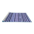 thumbnail image 2 of Ahgly Company Machine Washable Indoor Rectangle Oriental Blue Modern Area Rugs, 8' x 12', 2 of 4