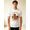 White, variant on Funny Cowboy Dachshund Graphic T-Shirt, Western Desert Dog Print Casual Crew Neck Short Sleeve Tee for Men
