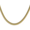 thumbnail image 2 of Avariah Diamonds 14K Yellow Gold 4.7mm Semi-Solid Franco with Fancy Lobster Lock Chain - 24", 2 of 8
