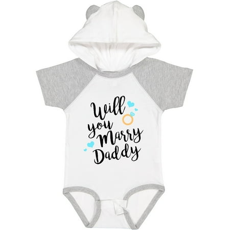 

Inktastic Will You Marry Daddy-ring Gift Baby Boy or Baby Girl Bodysuit