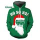 thumbnail image 4 of Sudadera con capucha con estampado 3D y gráfico navideño para hombres y mujeres, sudaderas casuales con diseño de Papá Noel y alce, ropa de calle de gran tamaño para hombres, 4 of 5