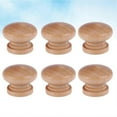 thumbnail image 4 of Natural Wood Cabinet Pulls, Mushroom Design for Modern Furniture Accents, 4 of 5