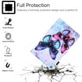 thumbnail image 3 of Kindle Fire HD8 2018/2017/2016 Case with Pen Holder, Allytech Slim PU Leather Shockproof Smart Folding Stand Wallet Cover for Amazon Fire HD 8 8th/7th/6th Gen 2018/2017/2016, Butterfly, 3 of 7