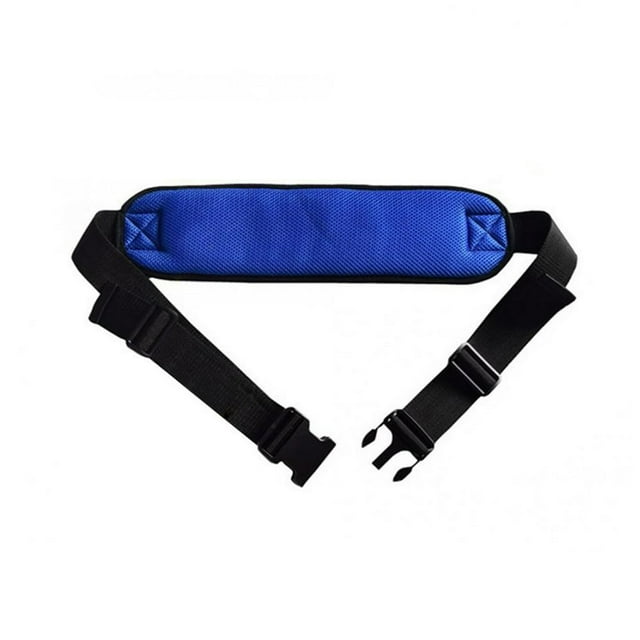 Ceinture de Sécurité Réglable pour Fauteuil Roulant Coussin Confortable pour Patients Âgés