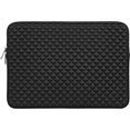 thumbnail image 3 of 13 inch laptop case foam shockproof pad protective case fluffy lining zipper protective case handbag, (black), 3 of 4