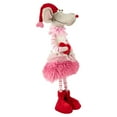 thumbnail image 3 of Northlight 20" Standing Plush Girl Mouse Valentine's Day Figure, 3 of 5