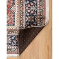 thumbnail image 4 of Contemporary Home Living 2.25' x 3.25' Geometric Medallion Area Throw Rug - Red and Navy Blue, 4 of 8