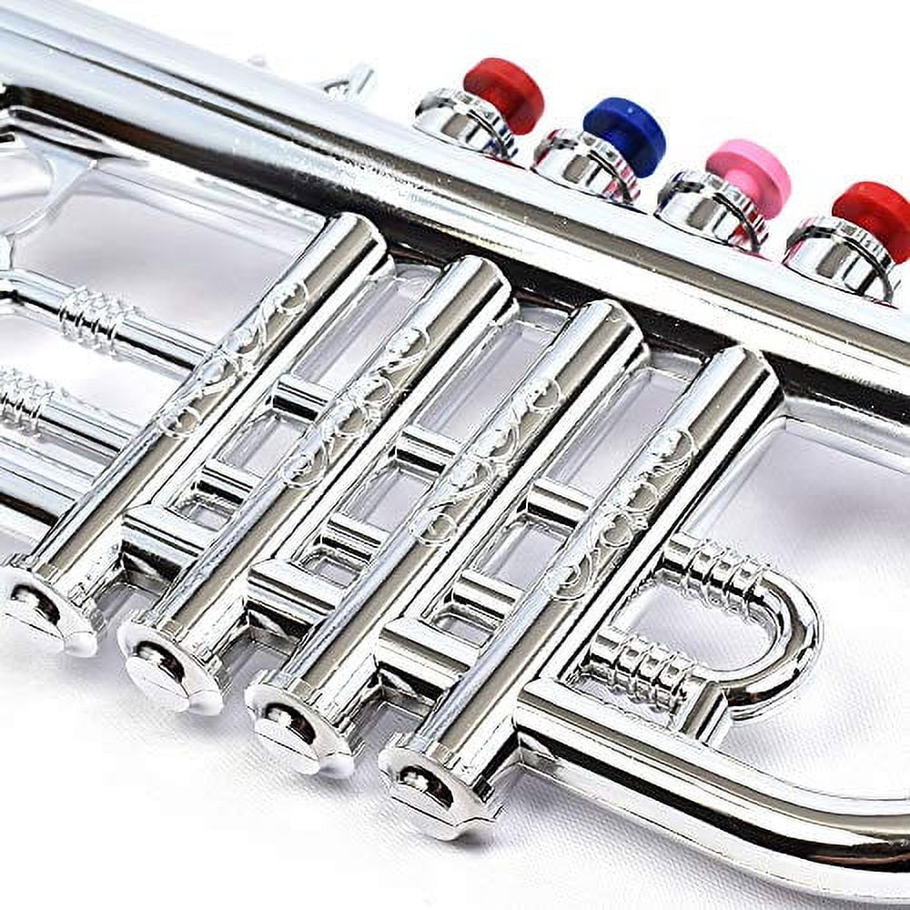 Bontempi 4-Note Child 37 cm Trumpet, Silver, 1 lb