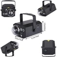 thumbnail image 2 of Party Projector Lights,DJ Disco Stage Party Lights, LED Sound Activated Laser Light RGB Flash Strobe Projector with Remote Control for Christmas Decor KTV Bar Dance Gift Birthday Wedding, 2 of 10
