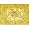 thumbnail image 1 of Ahgly Company Indoor Rectangle Medallion Yellow Traditional Area Rugs, 5' x 8', 1 of 4