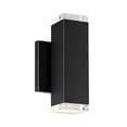 thumbnail image 5 of WAC Lighting Block 1-Light LED Aluminum Indoor & Outdoor Wall Light in Bronze, 5 of 5