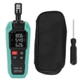 thumbnail image 2 of Digital Thermo Hygrometer, Quick Refresh Ambient Reverse Display Screen Handheld Temperature Humidity Meter Wet Bulb High Precise with Flashlight for Warehouse, 2 of 7