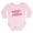 Petal Pink, variant on CafePress - Mommy's Little Valenti Long Sleeve Infant Bodysuit - Long Sleeve Cotton Baby Bodysuit