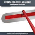thumbnail image 6 of Concrete Bull Float, 47.2'' x 11.8'' Concrete Float Kit Tool, Stainless Steel Concrete Float with Float Adjustable Bracket, Concrete Tools Finishing Bull Float with 4 x 60'' Handles, 6 of 7