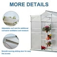 thumbnail image 4 of Polycarbonate Greenhouse,6'x 8' Heavy Duty Walk-in Plant Garden Greenhouse for Backyard/Outdoor, 4 of 6