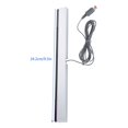 thumbnail image 2 of Qiilu Barre de Capteur à Rayons Infrarouges/récepteur Filaire et Support pour Console Nintendo WII, Barre de Capteur, Barre de Capteur WII, 2 of 7