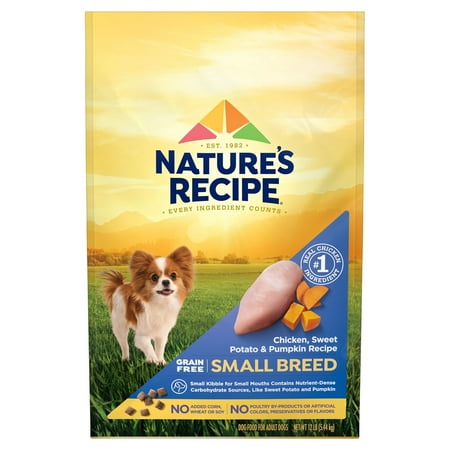 UPC: 0730521521066 | Nature′s Recipe Dry Dog Food  Grain Free Small Breed Chicken  Sweet Potato & Pumpkin Recipe  12 lb. Bag