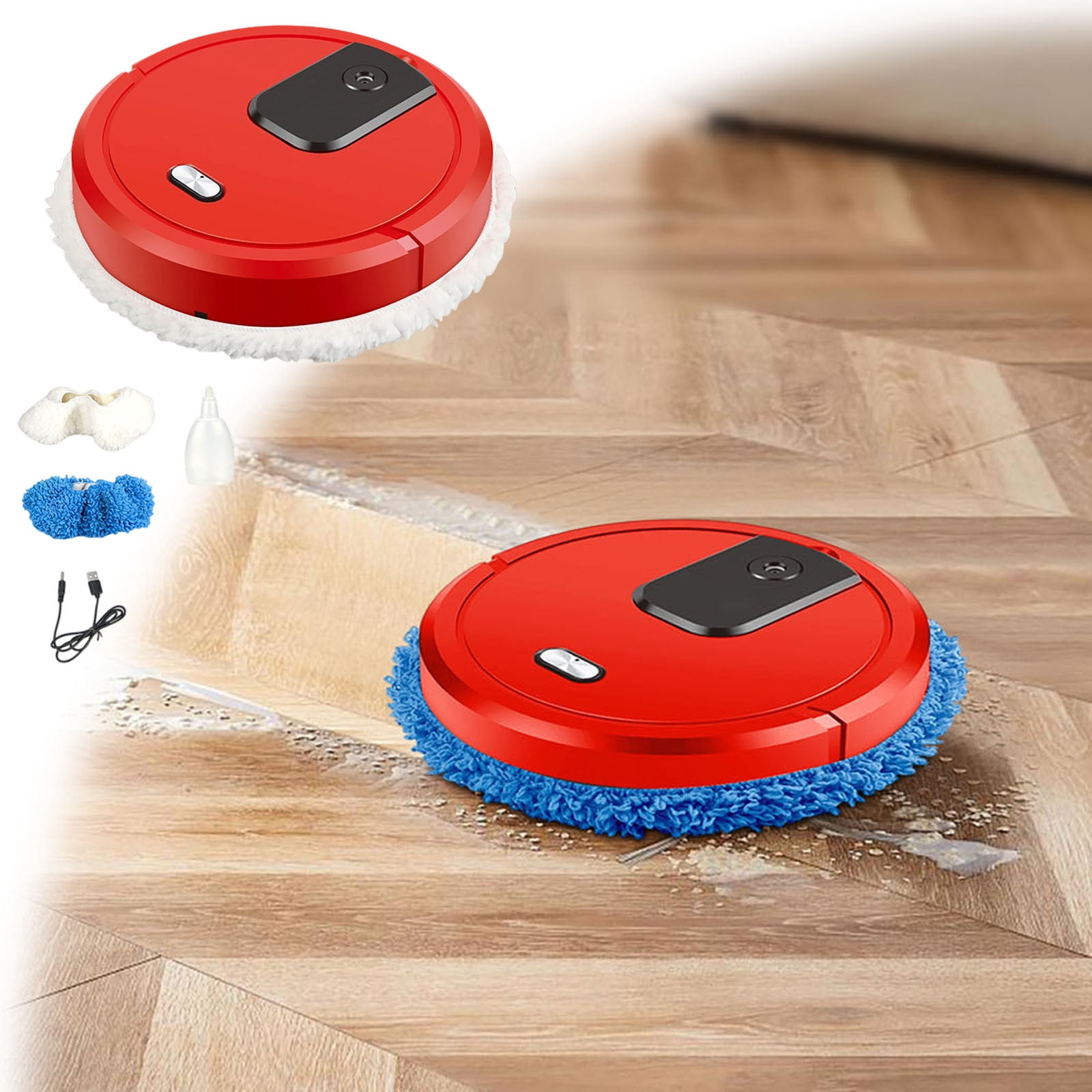 LLDYYDS Dry and Wet 3 in 1 Sweeping Robot, Intelligent Sweeping Robot Vacuum Cleaner, Rechargeable Dry and Wet Fully Automatic Mopping Machine