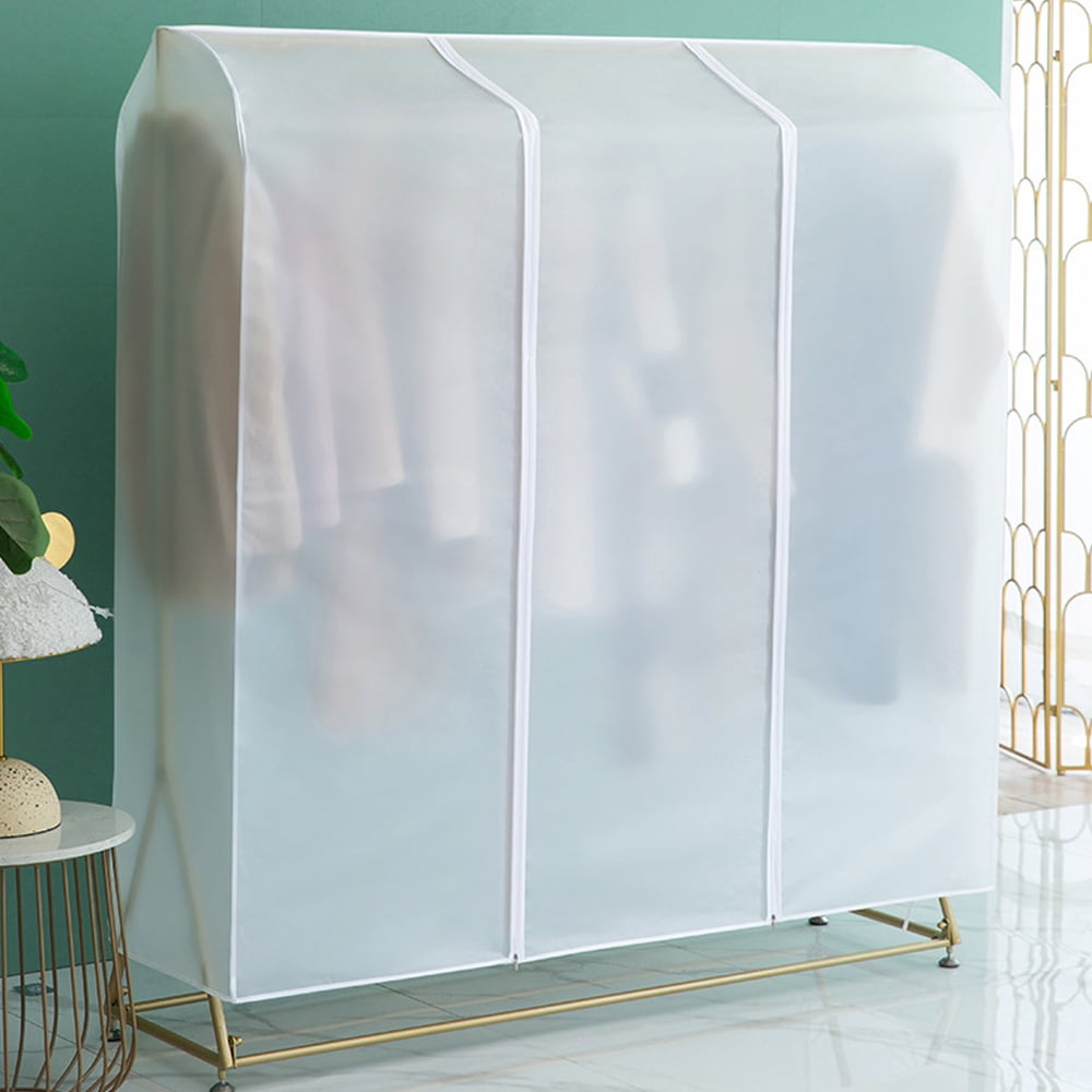 59'' Extra Large Clear Hanging Garment Bags for Closet Storage Garment