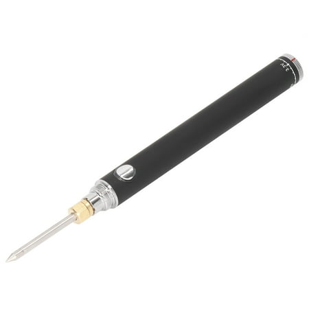 

Soldering Iron Welding Tool Copper Alloy Stainless Steel Rechargeable Portable For Circuit Board Repair Black