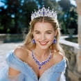 thumbnail image 3 of Set de joyas Kamirola con tiaras y coronas para mujer (TR28), 3 of 9
