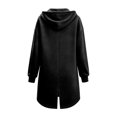 thumbnail image 6 of Shadoumai Long Hoodies for Girls Cute Fashion Long Sleeve Oversized Zip up Hooded Kids Sweatshirt Trendy School Preppy Clothes, 6 of 7