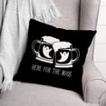 thumbnail image 3 of Creative Products Here For The Boos  18x18 Spun Poly Pillow, 3 of 3