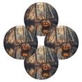 thumbnail image 2 of 15.4" Round Placemat Set of 4 Polyester Fabric Place Mats Non-Slip Dining Kitchen Table Mats for Kitchen Party Decor A Beautiful Autumn Forest, 2 of 5