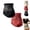 Black+red, variant on Fat Burning Shorts, Thermogenic Sculpting Shorts, High Waist Shapewear for Women, Firming & Shaping Control