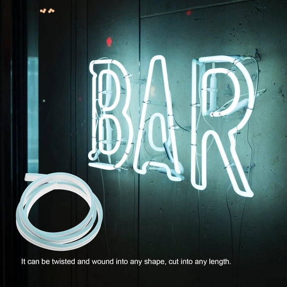 HAMPPLIES Waterproof 1Pack Ice Blue Led Neon Light Strip For General Users In Various Applications