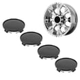 thumbnail image 1 of 4PCS Wheel Center Caps Car Rim Hub Covers 61mm ABS Metal Water Dust Proof Scratch for Sedan SUV Sports Car Easy Installation, 1 of 7