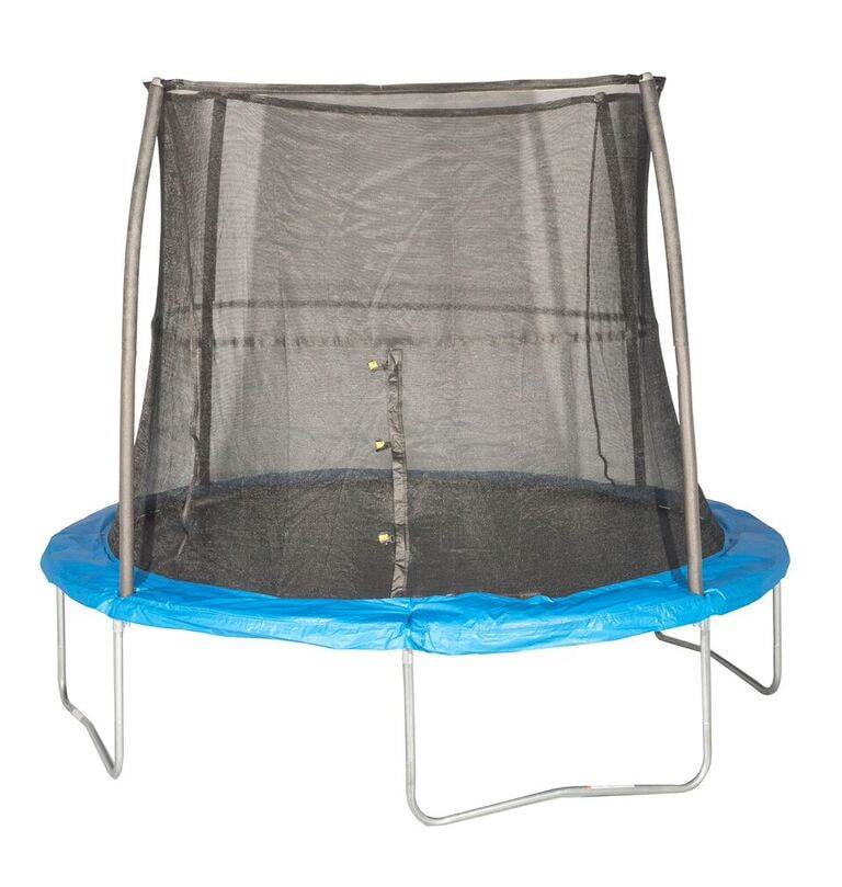 Jumpking 10 Feet Outdoor Trampoline And Safety Net Enclosure Blue Walmart Com Walmart Com