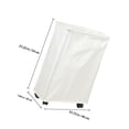 thumbnail image 5 of Phenofice Slim Laundry Hamper with Wheels and Detachable Metal Pole, Beige Oxford Fabric, Portable and, 5 of 7