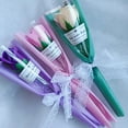 thumbnail image 3 of Regalo de San Valentín, una sola flor de jabón, rosa, flor artificial, encaje, pequeño regalo fresco para el cliente para enviar a amigos, 3 of 6