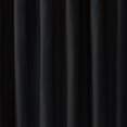 thumbnail image 2 of CANNON Solid Cotton Percale Black 50x96 Window Curtain Pair, Solid Color Themed, Oeko-TEX Certified Confidence, 2 of 5