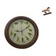 thumbnail image 5 of Elegante reloj de pared con forma de pájaro y escultura de caballo. Obra de arte coleccionable para la decoración del comedor, la sala de estar o el e, 5 of 7